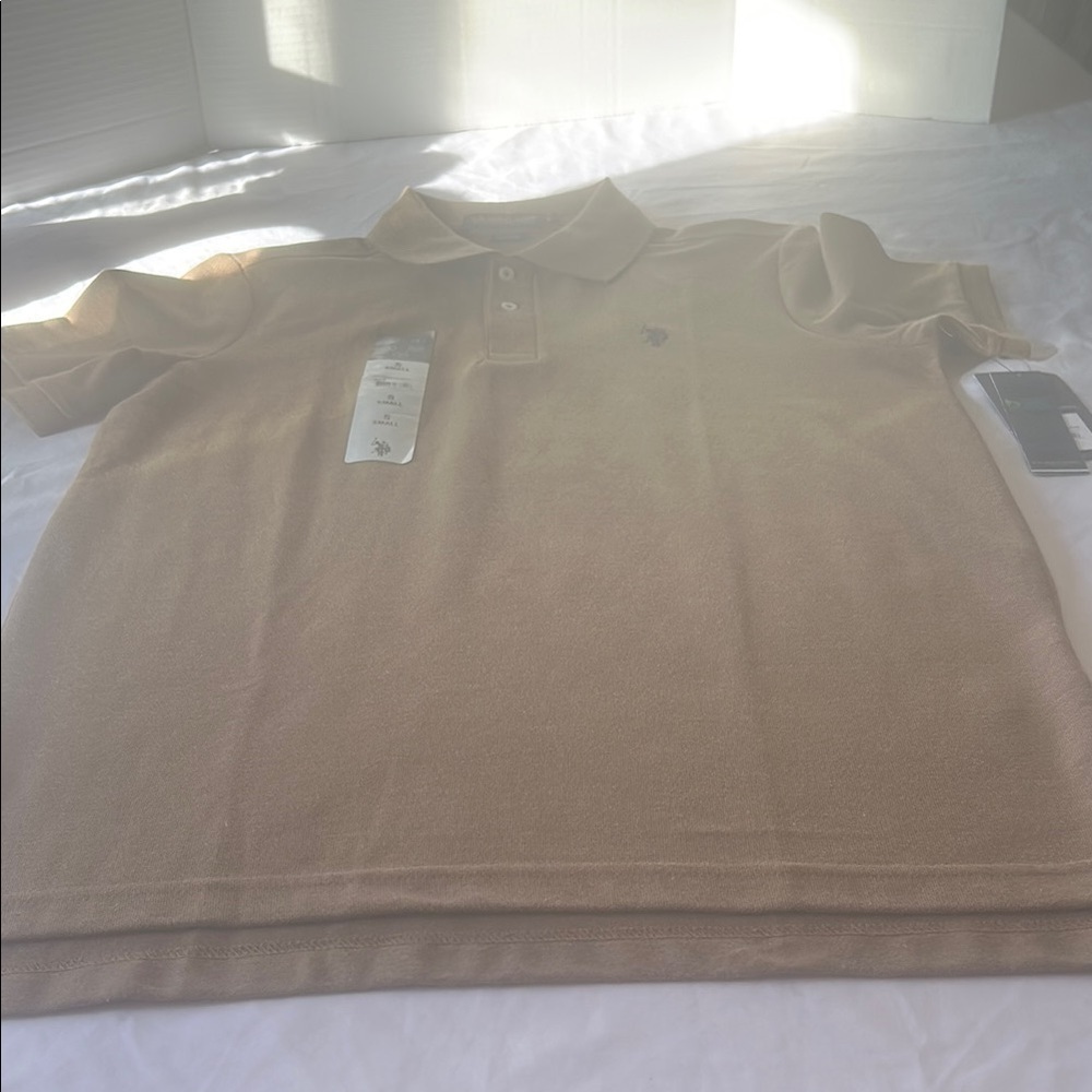 U.S. Polo Assn. Light Brown Polo Shirt for Men